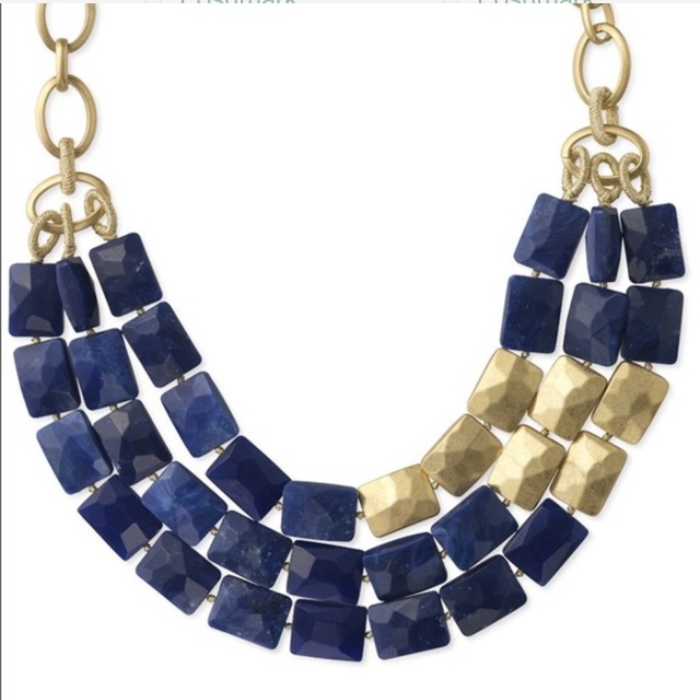 Blue and Gold Stella and Dot necklace